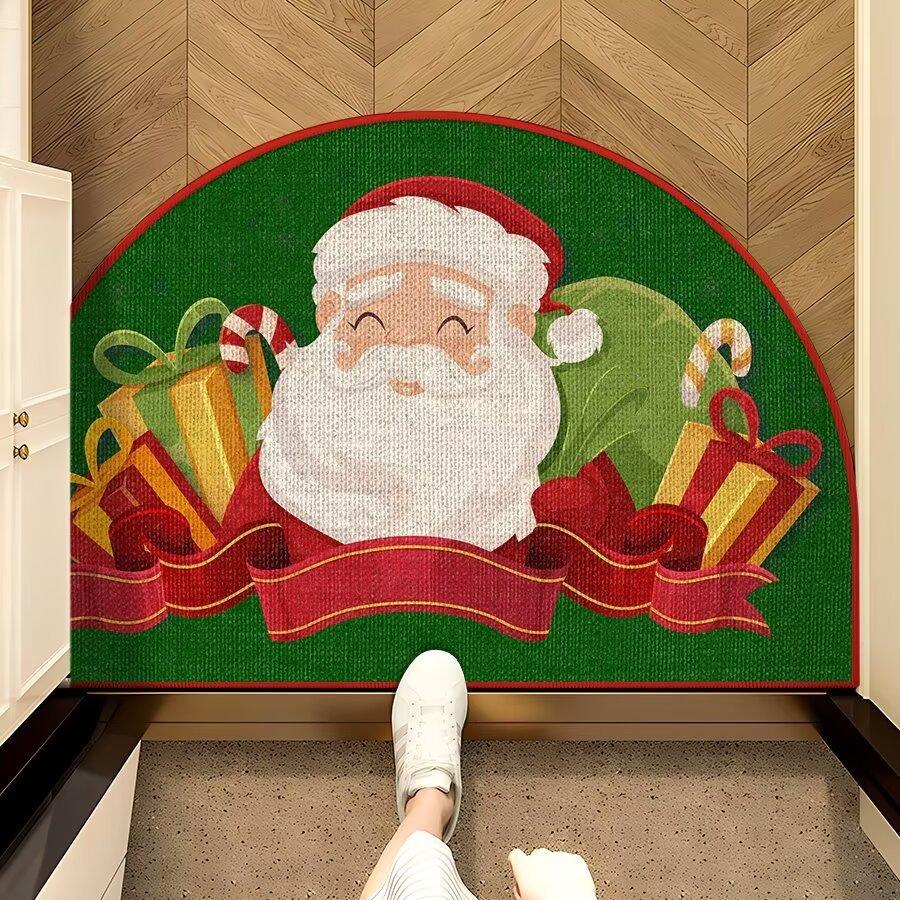 

Новый рождественский коврик для ванной комнаты с принтом, впитывающий коврик для пола 40*60CM【2.5MM】