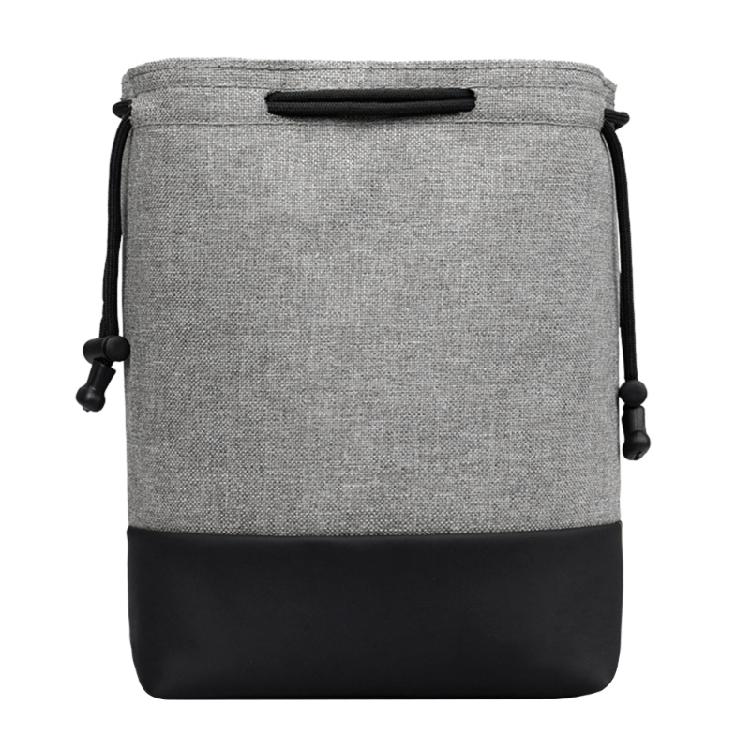 

Protective Camera Lens Case With Reinforced Edges Thickened Padding For DSLR Accessories Storage And Transport S серый