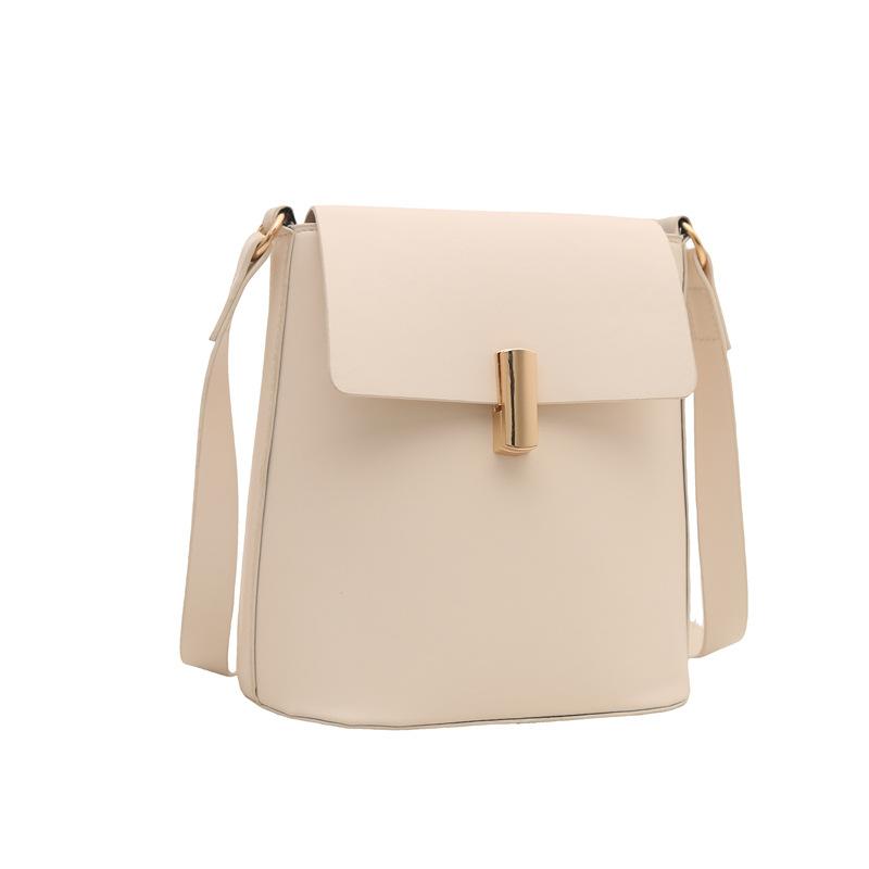 Textured retro shoulder bag women's bag 2025 spring new fashion messenger bag commuter simple women's bag