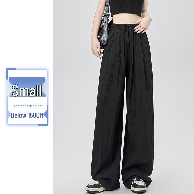 Women's High-Waisted Loose Linen Wide-Leg Summer Pants