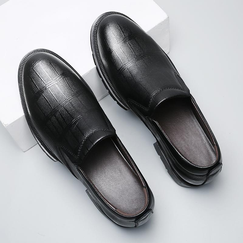 Fashion Breathable Slip On Driving Shoes Genuine Leather Men's Loafers Handmade Casual Shoes Versatile Leisure Business Shoes Moccasins