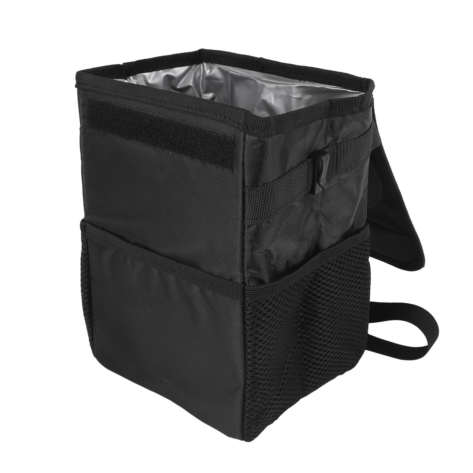 

Car Trash Cans Oxford Cloth Multifunctional Folding Waterproof Hanging Garbage Bin Container with