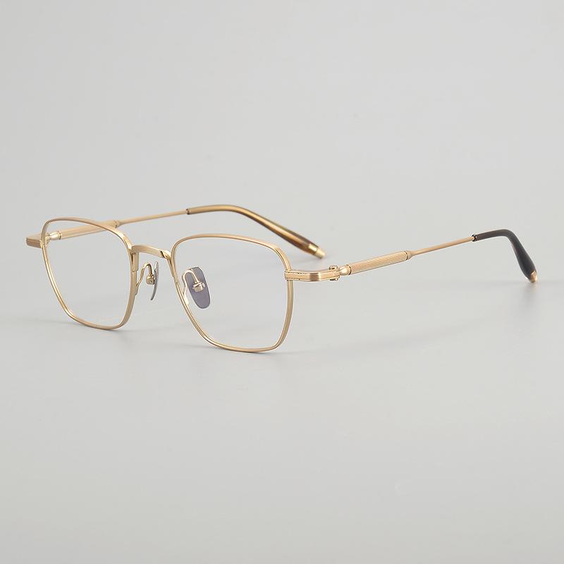 

Новая Унисекс Геометрическая Квадратная Многоугольная Оправа для Очков Чистый Титан Легкая Винтажный Стиль Очки по Рецепту Титановые Очки