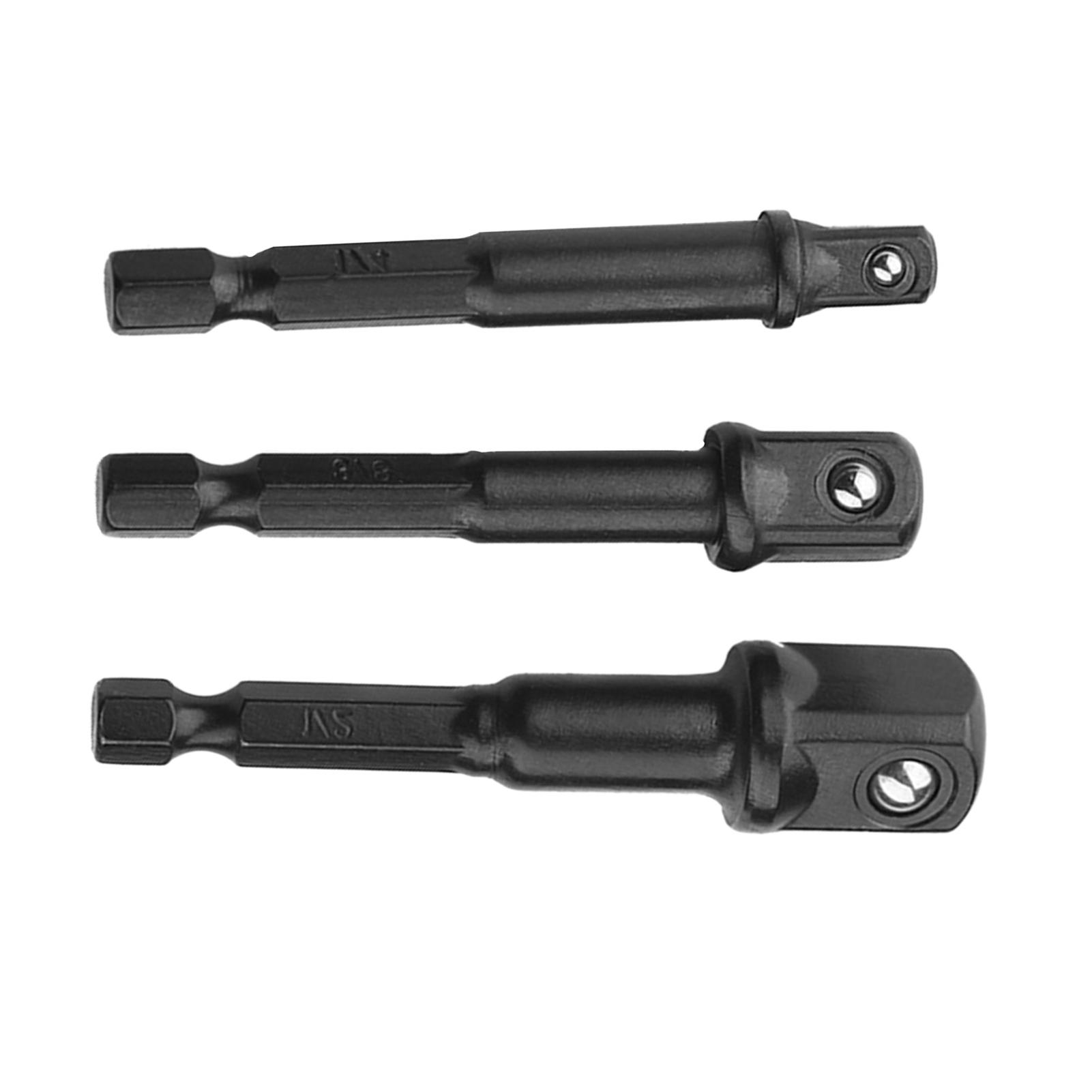 

16PCS Impact Extension & Socket Adapter Connecting Rod H ex Shank Drill Extension Bit Socket Set Kit Portable