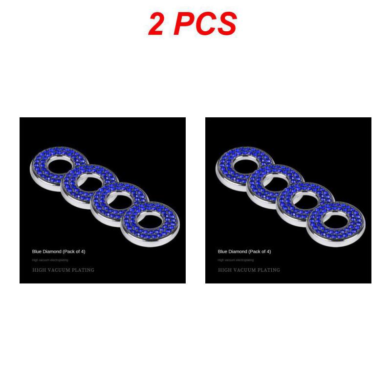 1~8PCS Door Lift Interior Trim Shining For Mercedes-benz Inner Door Lock Pull Cover Door Bolt Decorative Cover