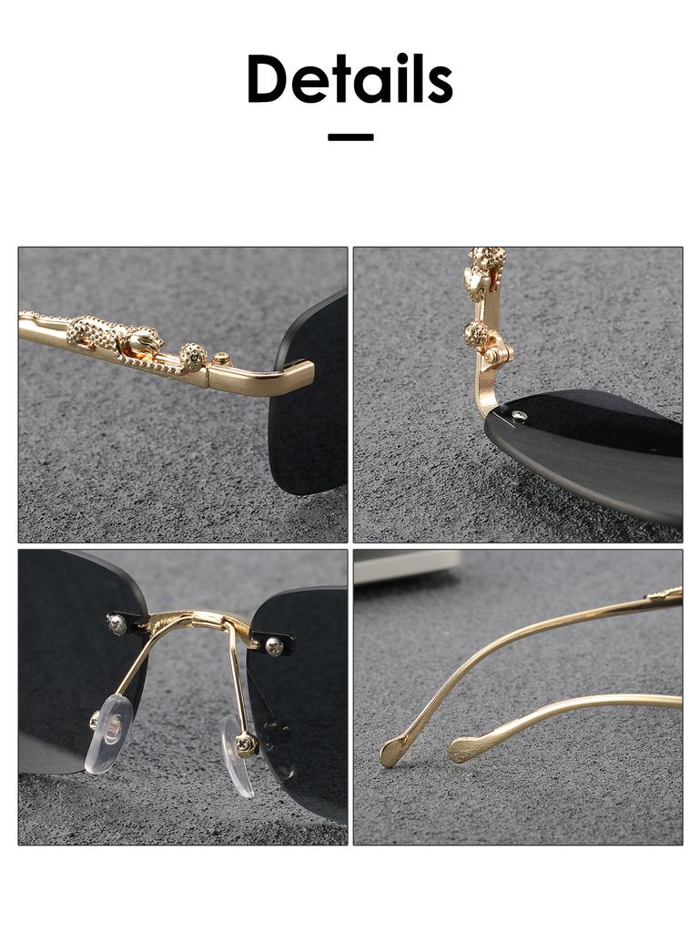 1pc Women'S Sunglasses Men'S Sunglasses Frameless Sunglasses for Men and Women Classic High-grade Fashion Sunglasses for Women.