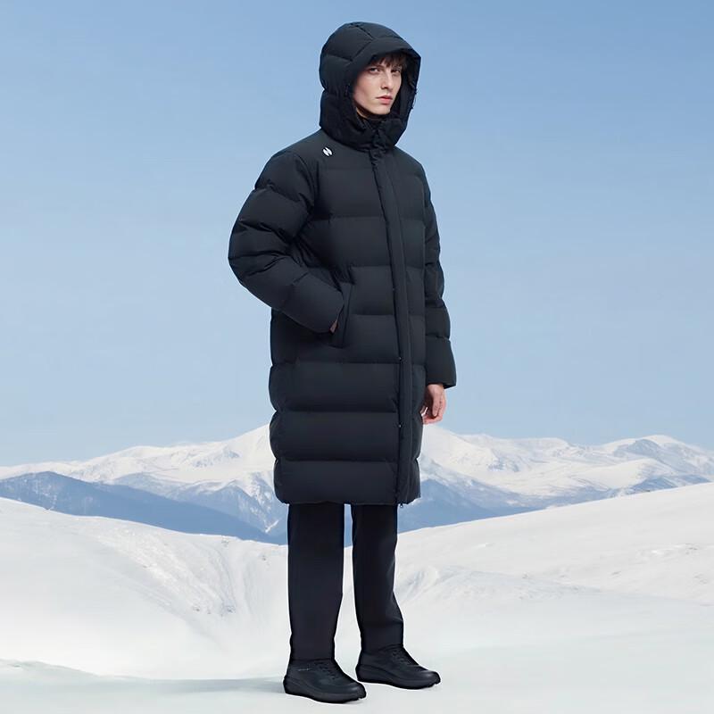 HOTSUIT Unisex Hooded Long Down Jacket