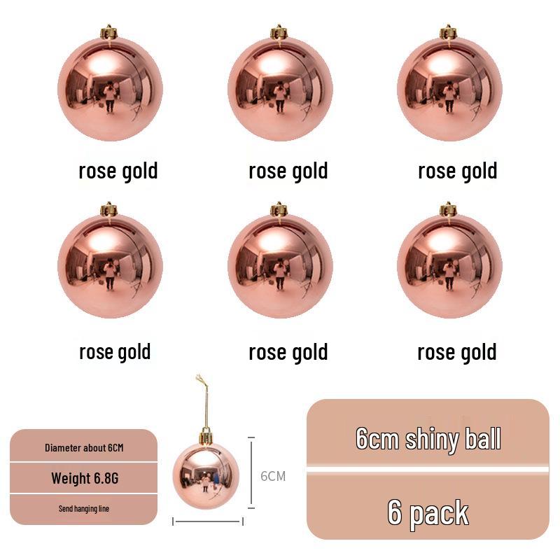 

Large Shiny Electroplated Christmas Ball Ornaments for Tree, Ceiling, or Bar Decor