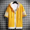 Pánská slim fit mikina na zip s kapucí - Korejský styl jarní/letní ležérní nošení