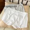 Female Spring and Summer Two In One Honey Peach Hip Ice Silk Pure Cotton Crotch Safe No Mark Flat Angle Underwear