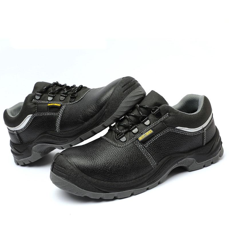 big size men's leisure steel toe covers work safety boots worker original leather security shoes tooling safe ankle botas hombre