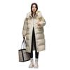 Medium and long down jacket women's 90 down duck down winter new Korean version women's down jacket high sense