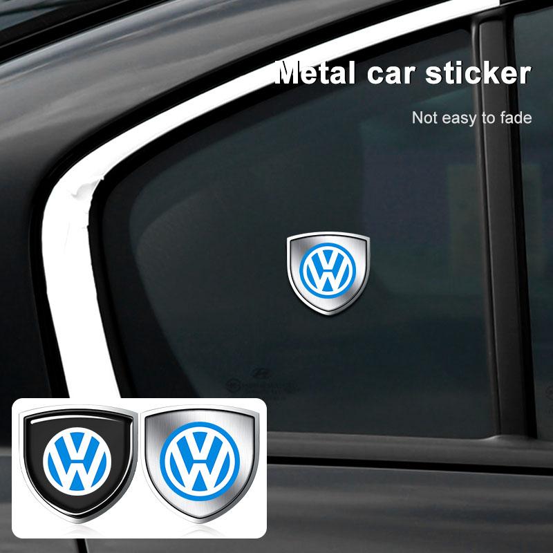 efg1 1Pc Car Badge Body Side Metal 3D Emblem Sticker Decal Emblem For VW CC Polo Golf 4 MK7 MK5 MK4 MK6 Passat Touran Scirocco Tiguan