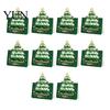 Christmas Atmosphere Decoration Cards 10 Pcs 3D Tree Greeting Cards, Holiday Postcards Decorative Bulk for New Year, Winter Xmas Party Supplies