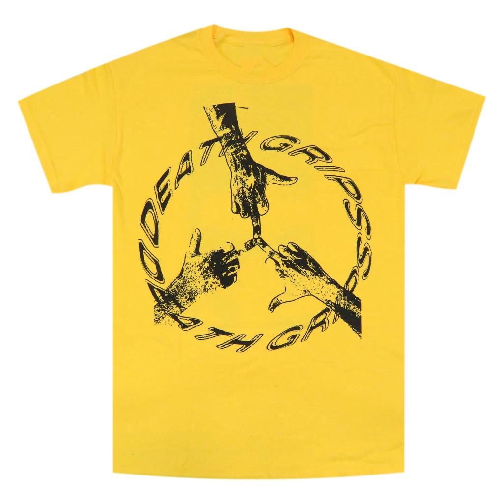 Vtg Death Grips Peace Daisy Heavy Cotton Yellow All Size Unisex Shirt MM883 S разноцветный