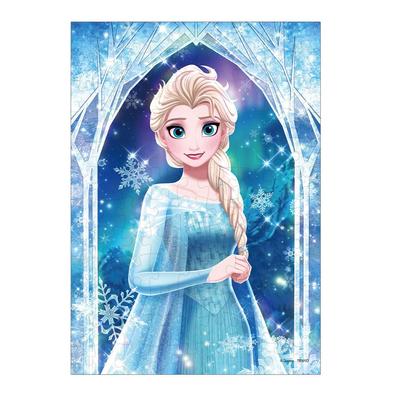 Tenyo [Hecho en Japón] Puzzle de 108 piezas La Graciosa Reina de Disney (Elsa) (18,2 x 25,7 cm) D-108-069, Incluye Pegamento, Espátula y Tarjeta de Servicio