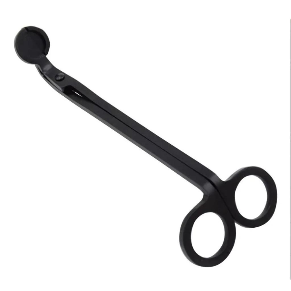 Candle Wick Trimmer Oil Lamp Trim Scissor Candle Killing Hook Clipper Cutter Tool Black