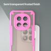 For Xiaomi Poco M8 Pro 5G/Redmi Note 15 Pro+ 5G (Global) Case PC + TPU Semi-Transparent Frosted Finish Protective Phone Cover