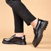 Men'S Doudou Shoes One Pedal Loafers Men'S Leather Business Casual Platform Leather Shoes