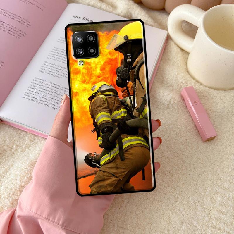 Feuerwehrmann Helden Feuerwehrmann Für Samsung Galaxy A55 A35 A15 A32 A12 A22 A52 A54 A34 A14 A56 A36 A26 A16 A13 A53 A06 Hülle