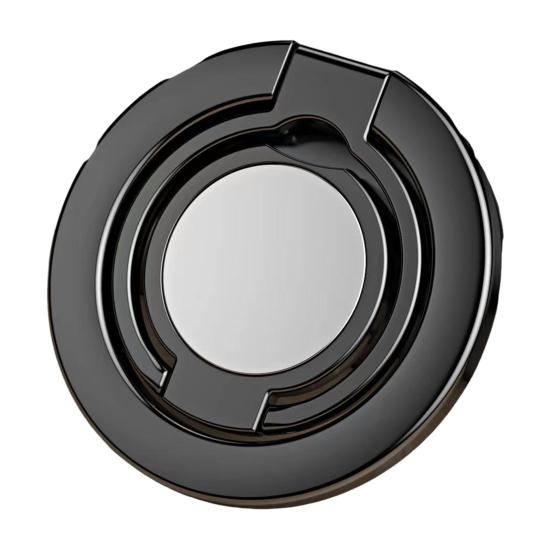 

Магнитный держатель для телефона с кольцом-подставкой из цинкового сплава для iPhone чёрный