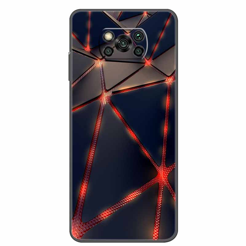 Case For POCO X3 Pro Soft Silicone TPU Black Bumper Cover For Xiaomi Poco X3 NFC Phone Back Cases PocoX3 X 3 X3Pro Cat Cartoon