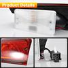 Center High Mount Stop Light Third Brake Light With Indoor LED Lamp Compatible With 1992- Ford E150 E250 E350 E450 E550 Econoline Super Duty Replaces