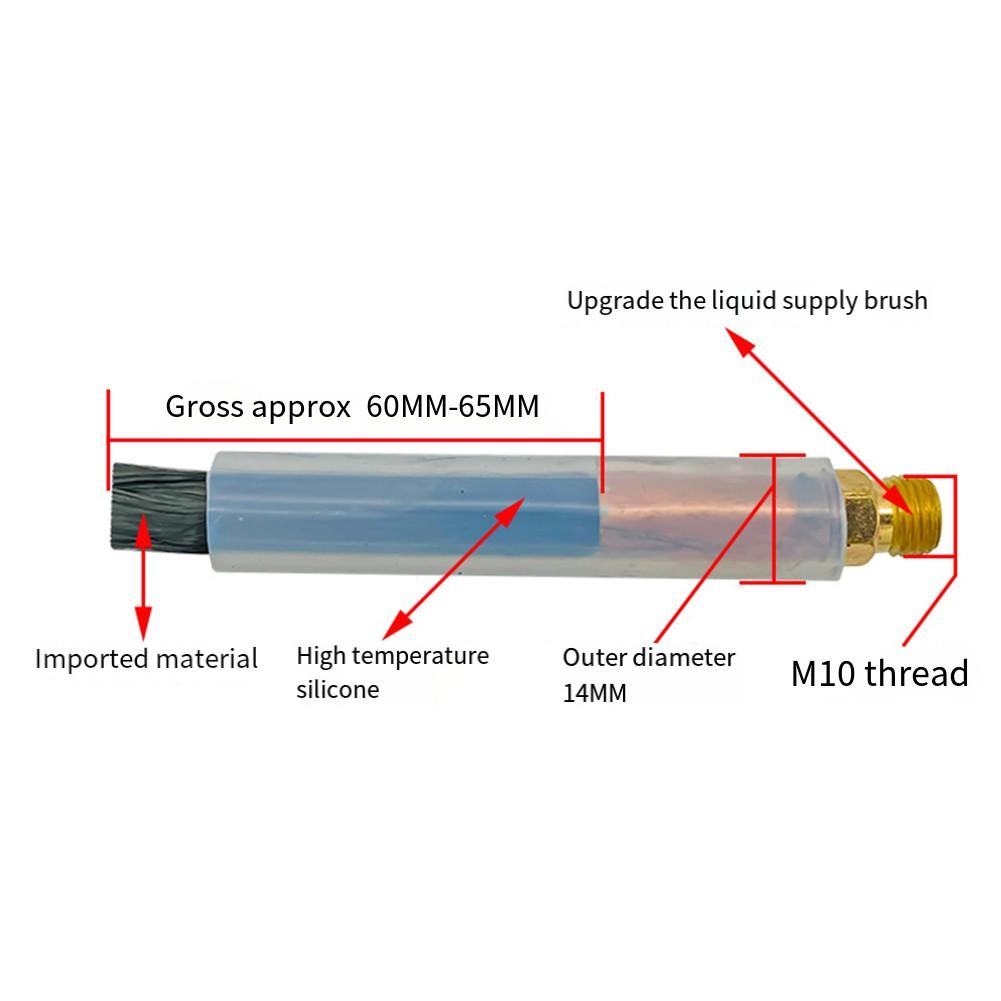 Weld Cleaning Tool with Copper Carbon Brushes for Various Processes