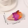Bamboo Yao Cute Ice Cream Cake Claw Clip - Fun Dessert Hair Accessory for Women