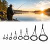 16PCS 8 Size Fishing Rod Guides Sets Stainless Steel Spinning Rod Guides  Replacement Guide