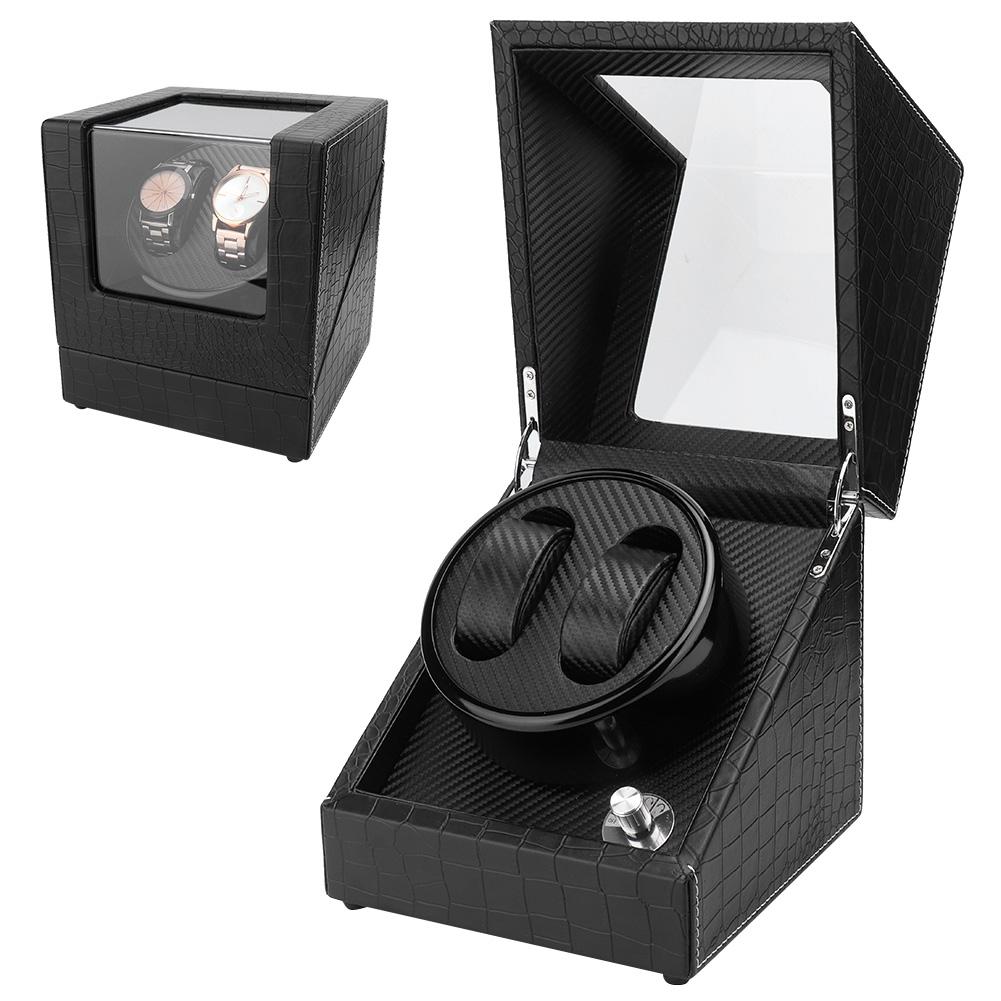 2+0 Automatic Watch Winder Box for Wristwatch Mechanical Watch