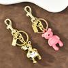 Animal Keychain Cute Bear Lover Gift For Backpack Decoration