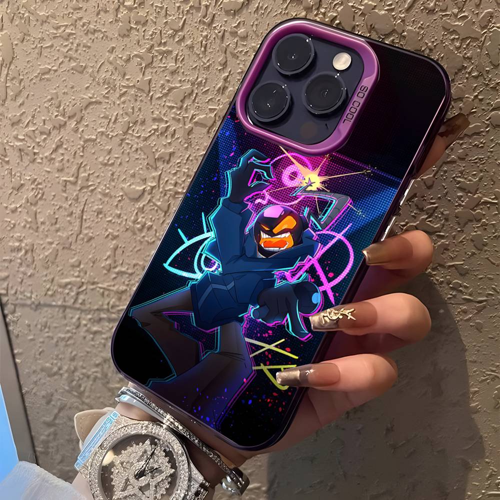 Game F-Friday Night F-Funkins Phone Case For iPhone 17,16,15,14,13,12,11Pro,XS,Max,Plus,Mini,SE4,E Purple Matte Shockproof Cover