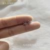 Simple Stud Earrings Korean Version of Star Small Stud Earrings Silver Earrings Personality Temperament Women's New Pierced Ears Exquisite Niche