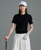 BEANPOLE GOLF Women'S Modified Cable Short Sleeve Pullover - Black