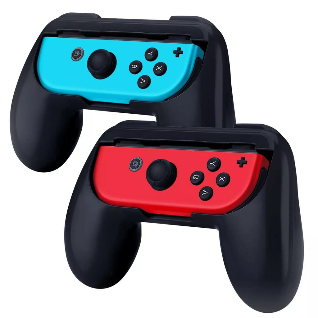 2 Pack Comfort Grips Compatible with Nintendo Switch Joy Cons, Sweat-Resistant Handles