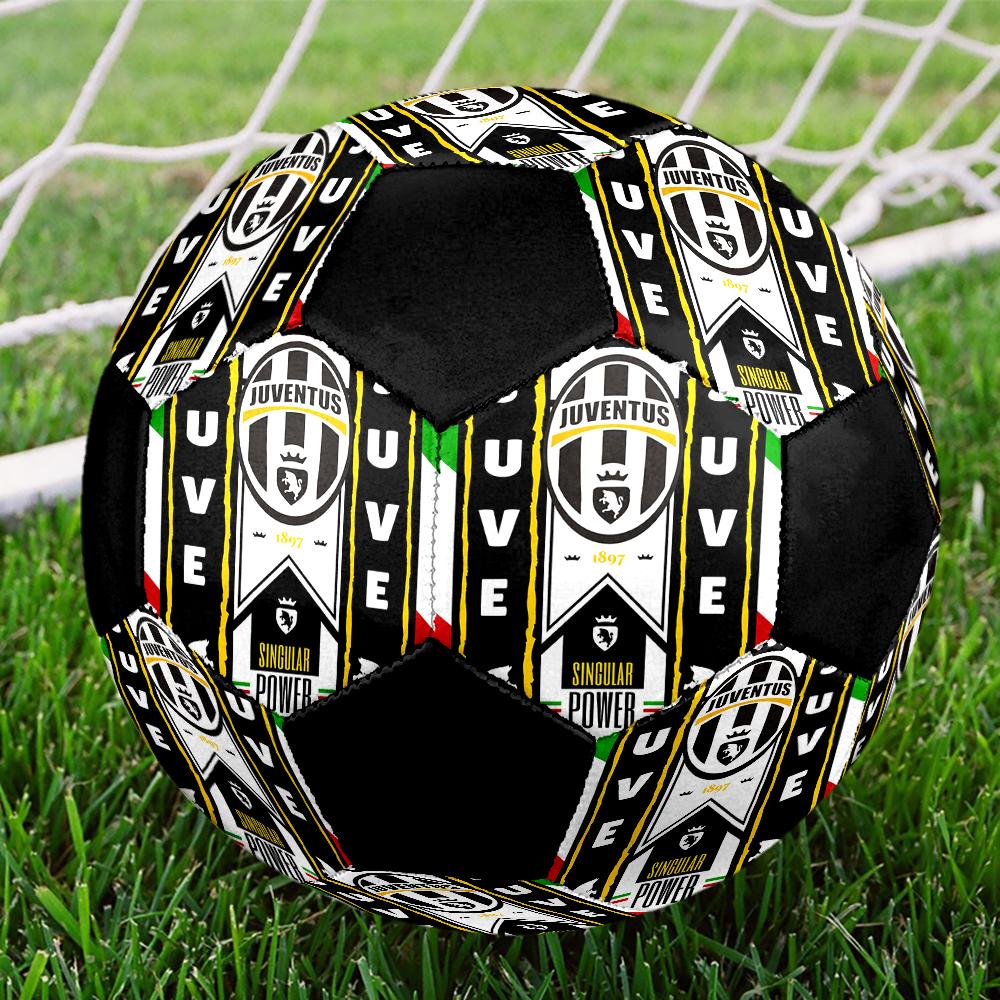Pallone da Calcio Juventus Football Club Tema Misura 5, Adatto sia per Partite Indoor che Outdoor, un Regalo Adatto a Tutti.