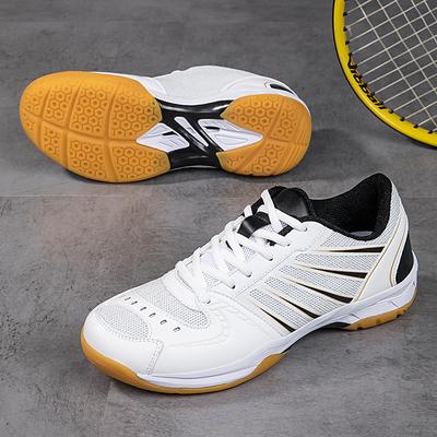 Herren Damen Sommerschuhe Atmungsaktiv Rutschfest Badminton Damen, Ultraleicht Rutschfest Stoßdämpfend Studentenschuhe, Professionelles Volleyballtraining