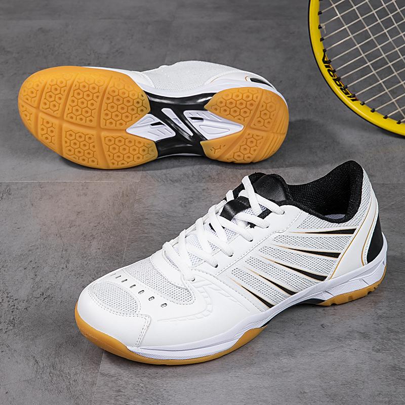 Badminton Shoes for Men and Women, Ultra-Light Breathable Non-Slip Shock-Absorbing Student Shoes, Professional Volleyball Training Shoes