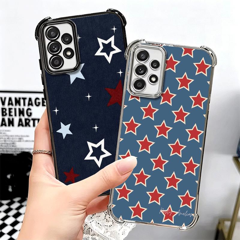 Fashion Vintage Star Girl Minimalist Soft Phone Case For Samsung A17 A27 A07 A37 A57 A16 A56 A15 A55 A14 A54 A13 A53 A26 A36 A25
