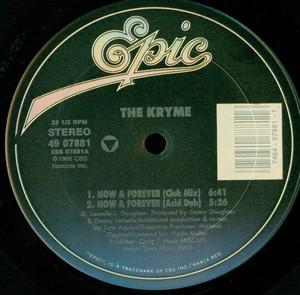 

12inch Record KRYME - Now & Forever 4907881 Epic 1988 US Dance & Electronica Used