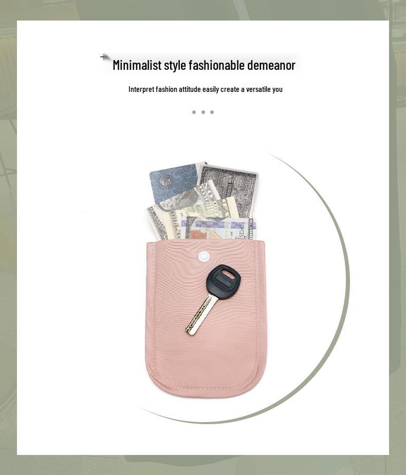 Nylon Slim-Fit Women's Hidden Travel Underwear Coin & Card Holder