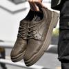 Men Leather Shoes Vintage Style Men's Shoes Business Oxfords  Leisure Walk  Outdoor Lace-up Gentleman Shoes Zapatos De Hombre