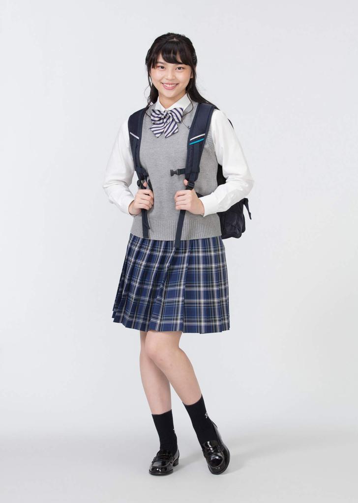 des OLIVE Wide Open Daypack 30L for School Girls 88 Navy x Blue [OLIVE School]
