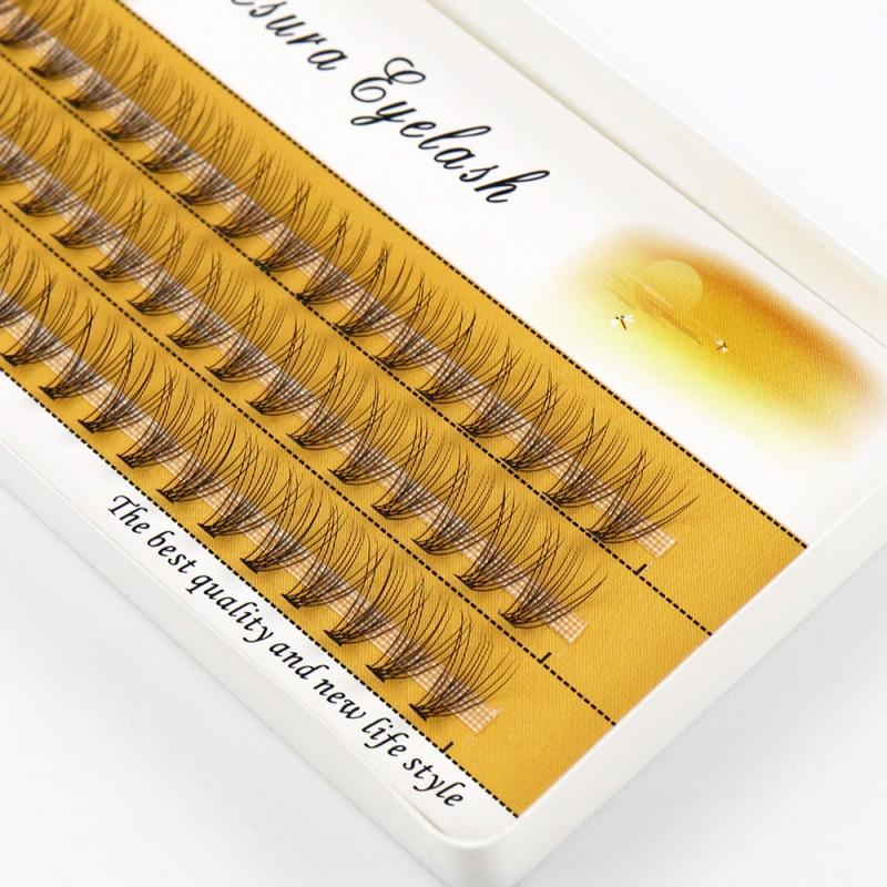 

40D/30D Норковые Ресницы 1 Коробка/60 Пучков Натуральные Ресницы Для Наращивания 3D Россия Индивидуальные Ресницы Инструменты Для Макияжа Ресницы D&0.07mm&15mm