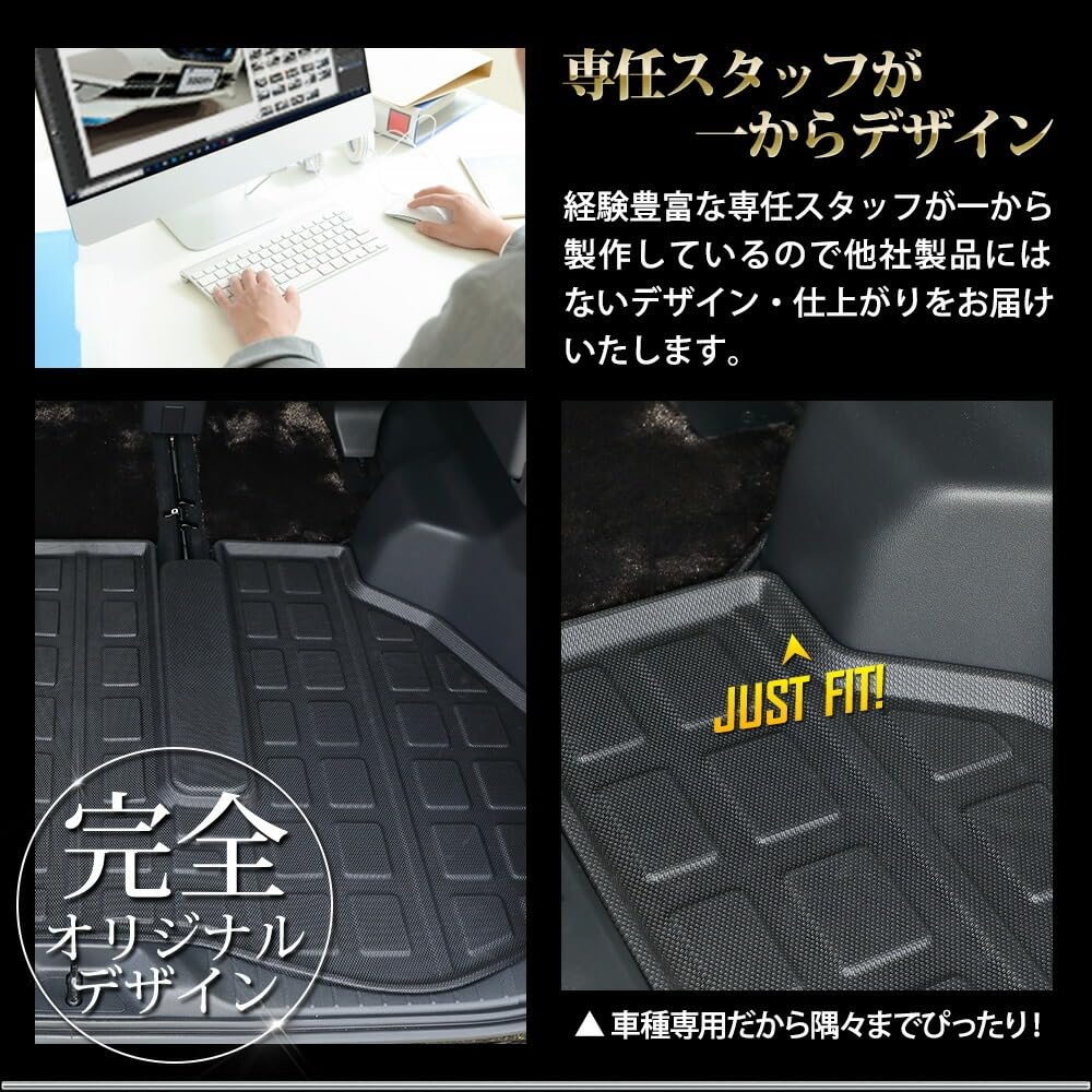 3D Sportbagagematta för Toyota och ger skydd för dina Anpassningsbara tillbehör och DIN Alphard/Vellfire (40-serien). Vattentät,