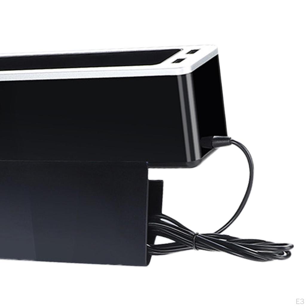 Filler , Dual USB Hole Seat Organizer Front Storage Box Catcher for Phones Chewing Gum