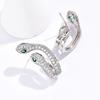 Spirit Snake Personalized Creative Advanced Double Serpentine Earrings Earstuds Fashion Earclips