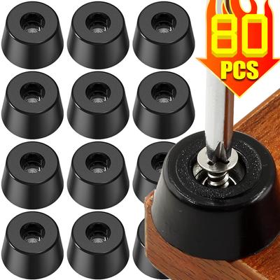 8/80 Stück Gummipads Bodenschoner Rutschfeste Schneidebrett Möbel Stoßstangendichtung Tisch Stuhlbeinabdeckung Möbel Hardware Matte