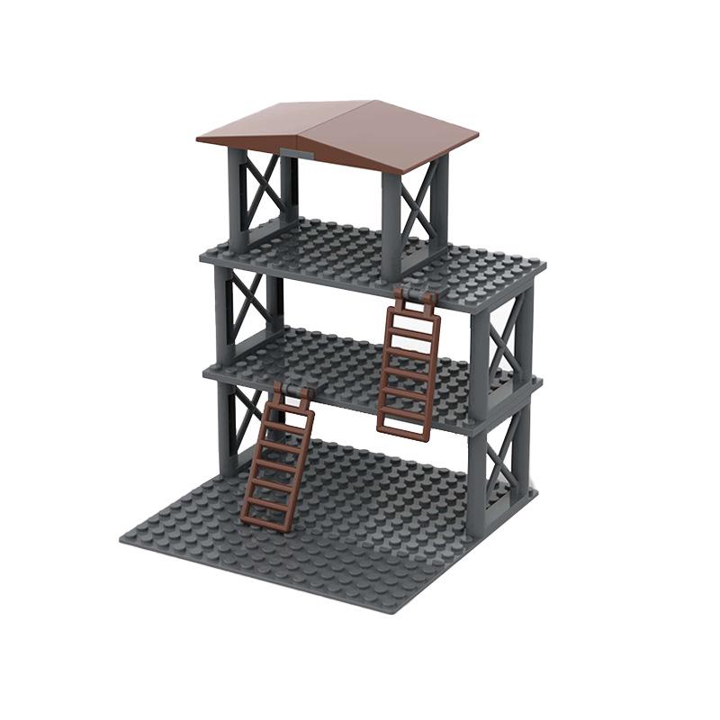 WWII Outpost Watchtower Military Building Blocks Set for Export
